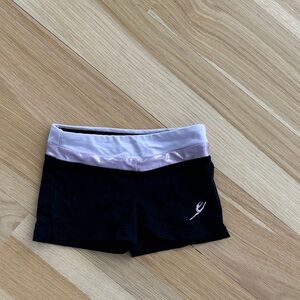 Energetiks Girl’s Molly Pastel Purple and Black Dance Shorts